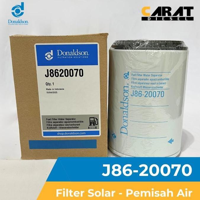 J8620070 FUEL FILTER SOLAR WATER SEPARATOR DONALDSON ORIGINAL DAN TERPERCAYA