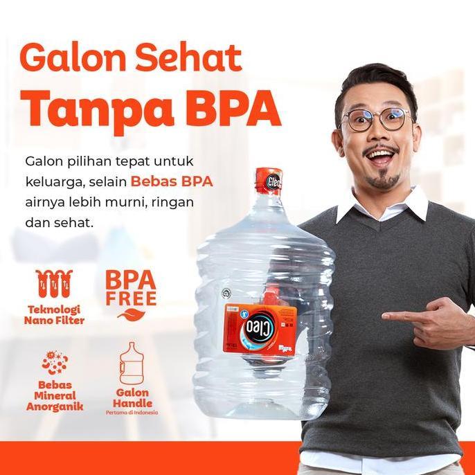 Dryck- Air Mineral Cleo Cup Botol Galon 120 150 220 330 550 750 1500 Ml 1L 1,5L 19L 19 Liter Smart M