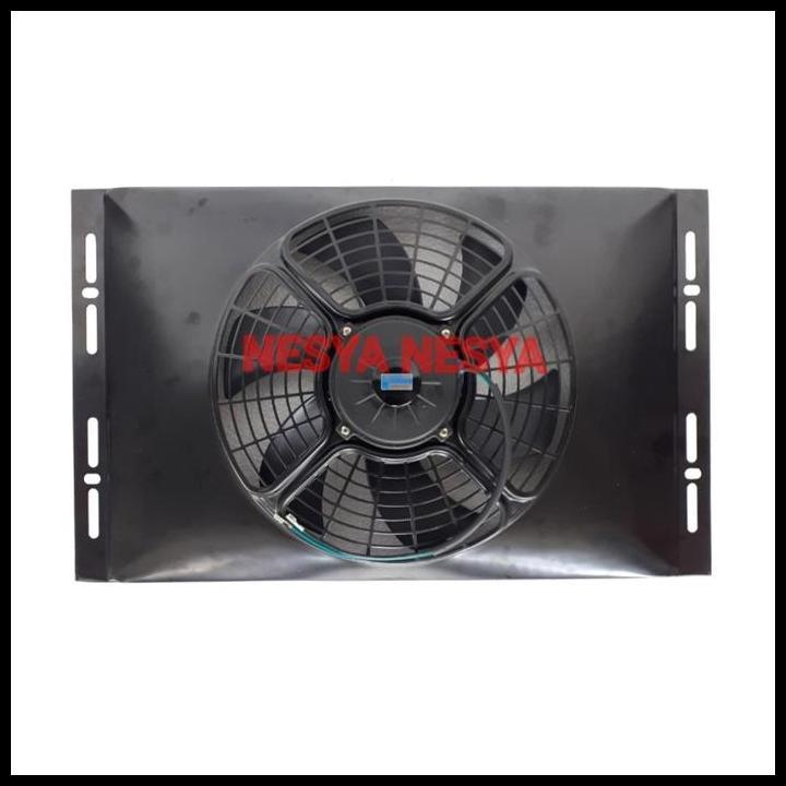 TERLARIS EXTRA FAN EXTRAFAN KIPAS MOTOR CONDENSOR KONDENSOR AC ISUZU ELF 12V 
