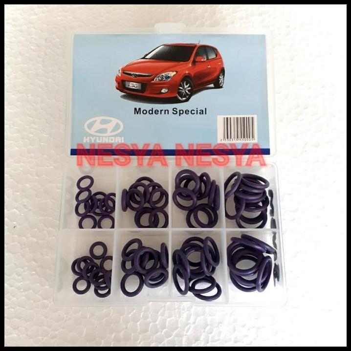 GRATIS ONGKIR SEAL SIL O-RING O RING ORING KIT LENGKAP / KOTAK = 80PCS 80 PCS UNTUK KONEKSI SAMBUNGA