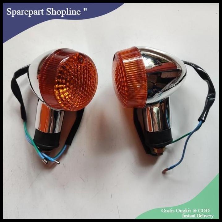 BEST DEAL LAMPU SEN SEIN BULAT BULET VIAR LAMA PENDEK MOTOR RODA 3 UNIVERSAL MOTORCYCLE 