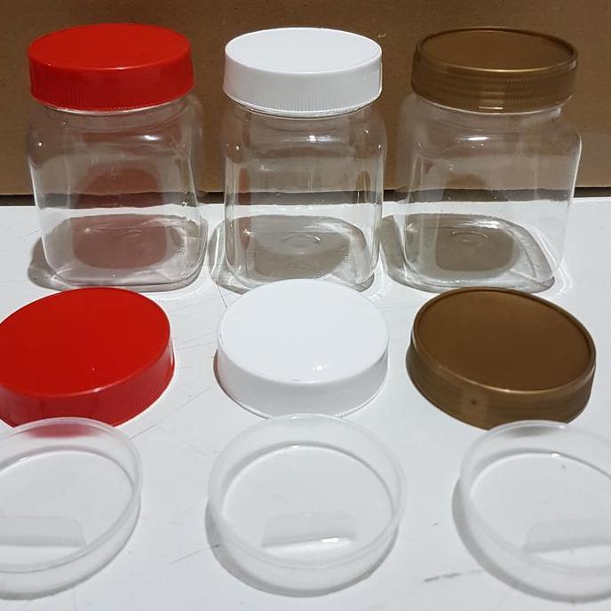 100 BUAH JAR TOPLES 200 ML KOTAK BAHAN PLASTIK PET