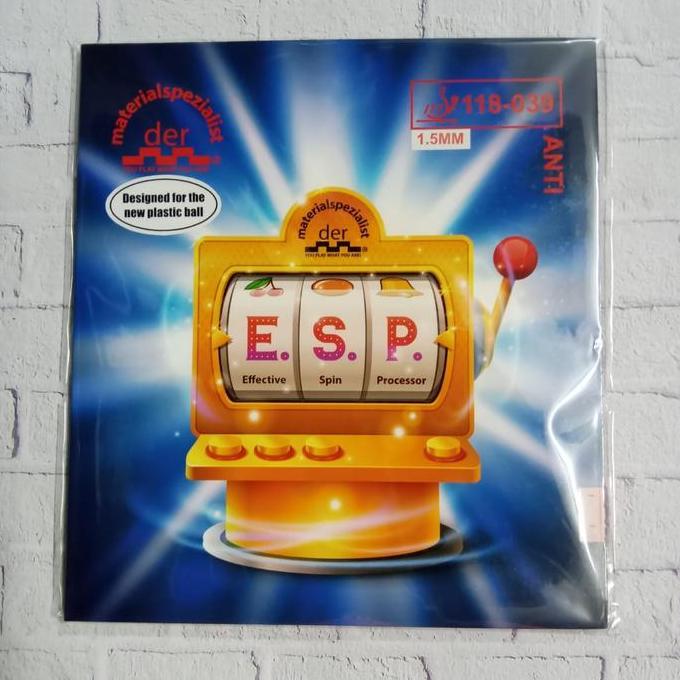 KARET BAT TENIS MEJA ANTI SPIN DER MATERIALSPEZIALIST ESP ORIGINAL