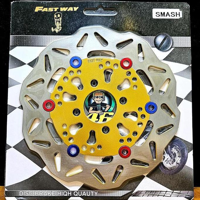 Piringan Cakram Variasi Gerigi Depan Smash / Spin / Hayate / Arasi / Shogun 125 / Skydrive / Skywave