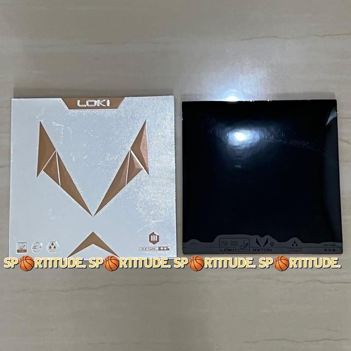 NEW Karet Pingpong LOKI RXTON 3 Karet LOKI RXTON III ORIGINAL Tenis Meja