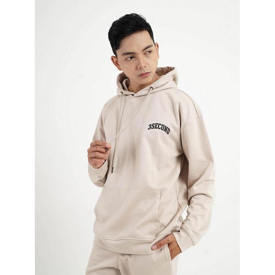 3Second Jaket Pria Hoodie Basic Katun Polyester Houdi OL-C110924