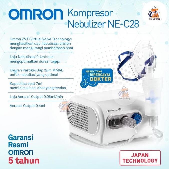 OMRON NEBULIZER NE-C28 OMRON COMPRESSOR NEBULIZER C28