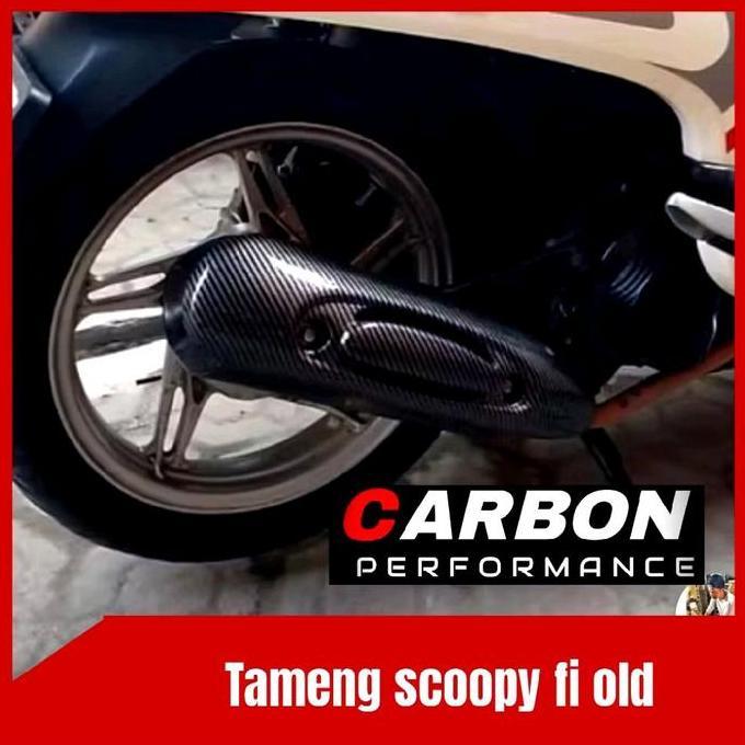 Tutup Knalpot Scoopy Fi Old Carbon / Tutup Knalpot Scoopy Fi Old Carbon Tameng Knalpot Scoopy Pgm Fi