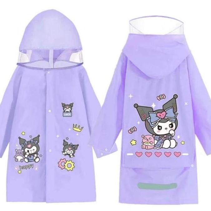 Termurah / Hot Sale Pilihan Jas Hujan Kuromi Jas Hujan Pocacho Jas Hujan Anak-Anak