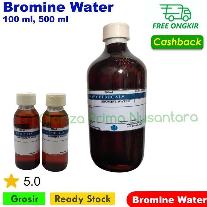 Bromine Water Bromin Water Air Bromin ukuran 100ml , 500ml