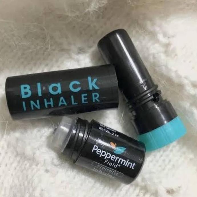 Peppermint Field Black Inhaler Ori Thailand Ready Stock 