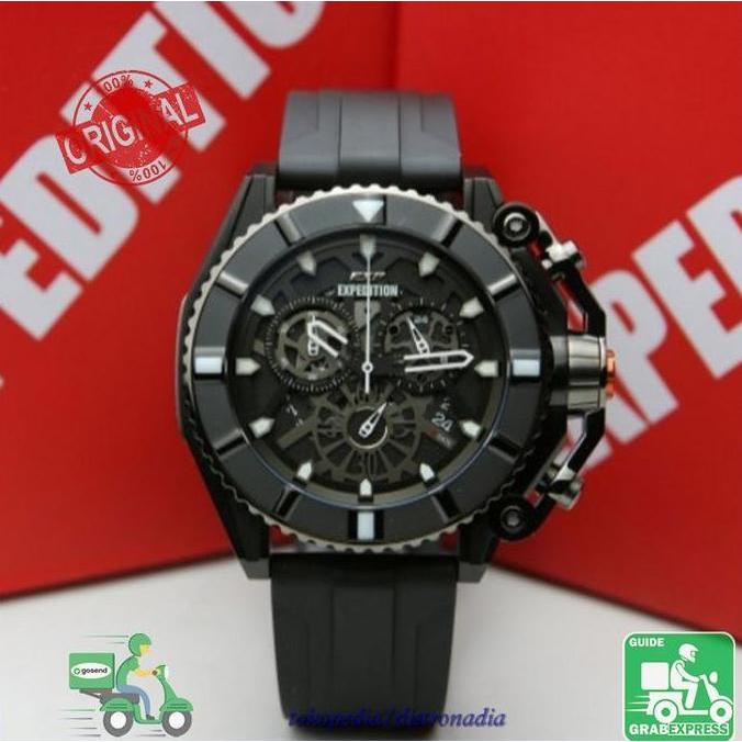 Terlaris Jam Tangan Pria Expedition E6775 Mc Brown Rosgold Black Original