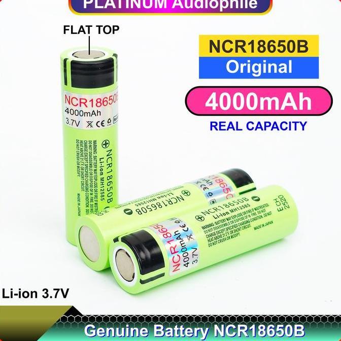 ESOKUIKI Baterai 18650 4000MAH 3.7V - 4.2V Original Battery Lithium Li-ion NCR 18650B