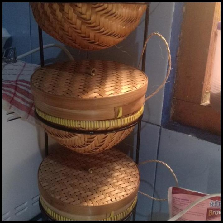 BEST DEAL RAK UNIK BUMBU DAPUR PLUS WADAH TRADISONAL 