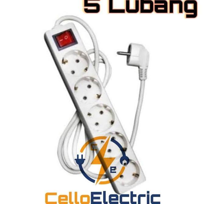 Yxyg- Stop Kontak Kabel / Kabel Roll / Stop Kontak + Kabel 2 3 4 5 Lubang