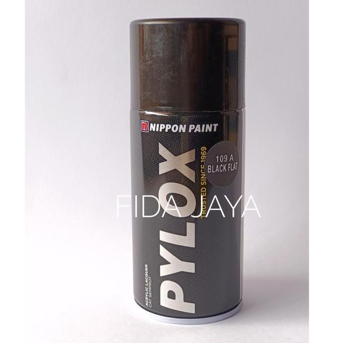 Attrezzo- Cat Semprot Pylox Black Flat 300 Cc /Pylox 109 A Hitam Doff