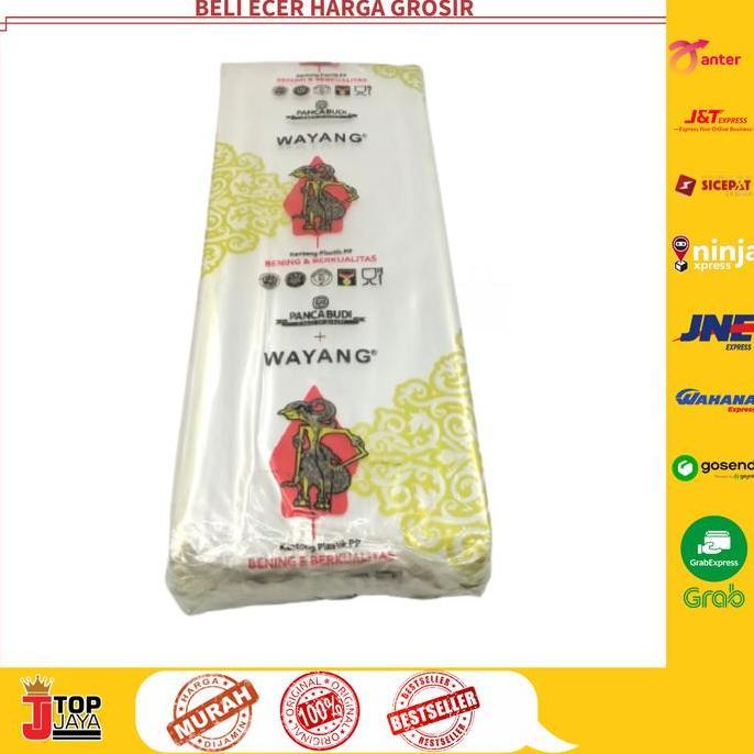 Confezione- Plastik Pp Wayang Ukuran 35X50Cm/ 50X35Cm Kiloan Bening/Transparant