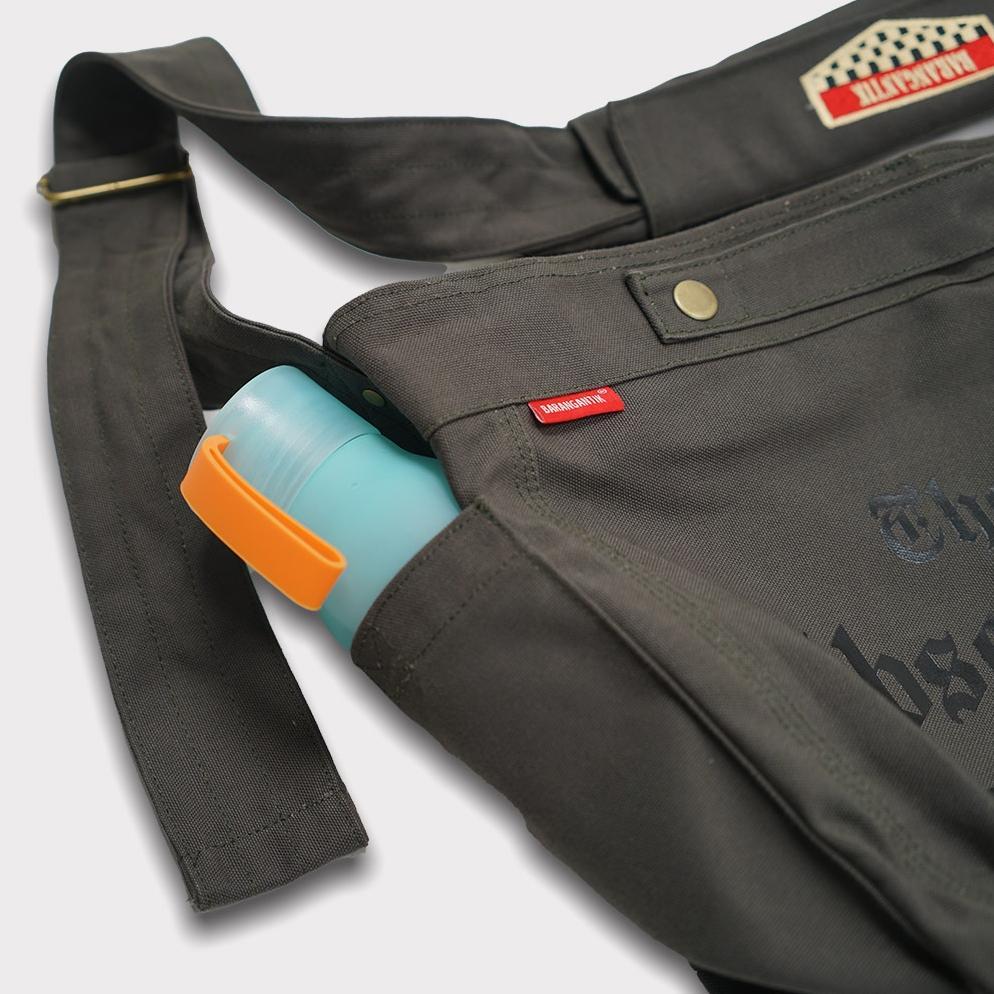 NEW PRODUCT Tas Selempang Unisex Canvas Waterproof Besar-Sling Bag Harian & Riding-Barangantik Freem
