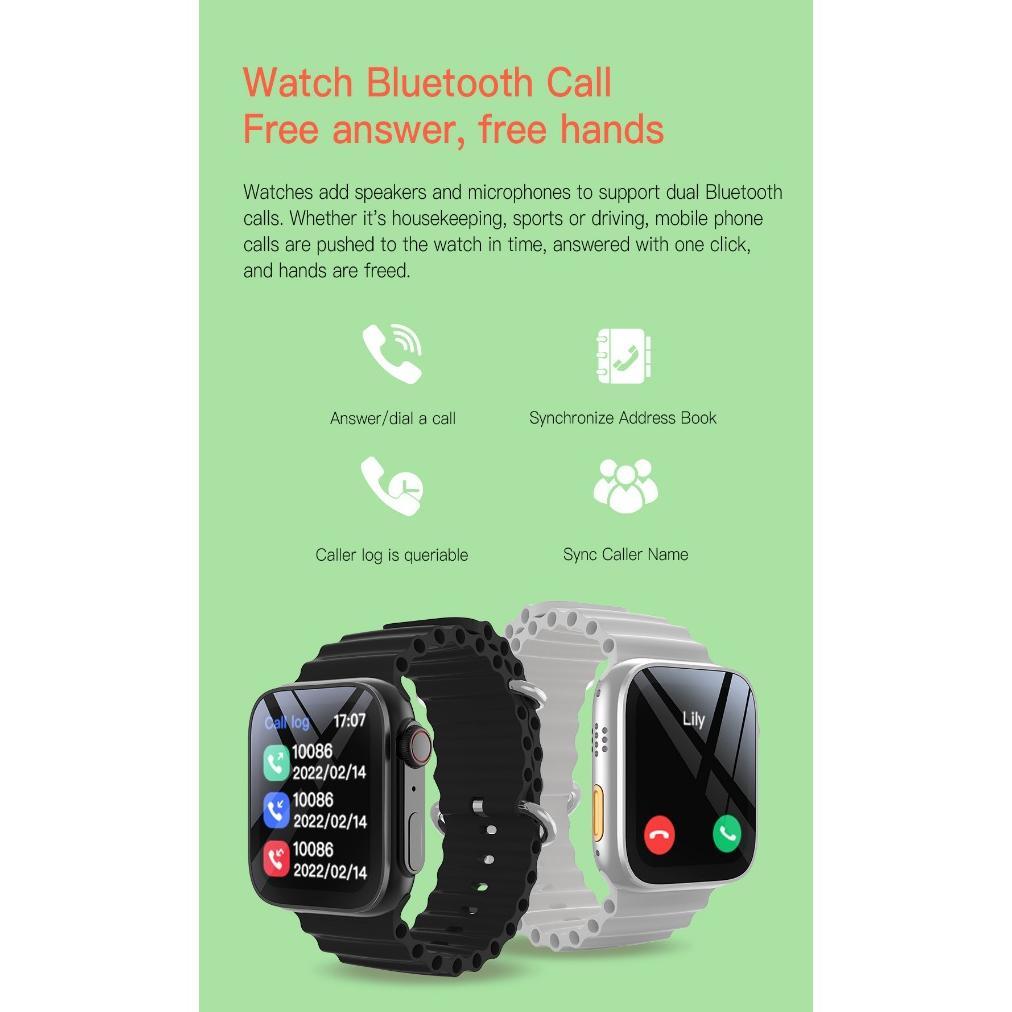 BIG SALE Smartwatch T900 ULTRA Series 8 ULTRA Big Screen 2.09 Inch Smart Watch