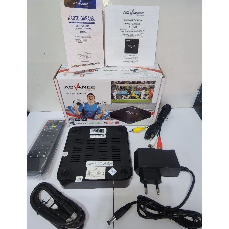 NEW DEALS Advance Android Tv Box 4gb dan 32gb storage - Advan Atb-01 mxq pro 4k support wifi - ubah 