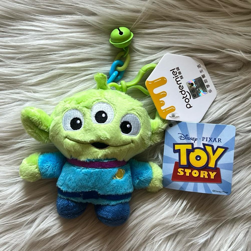 DISNEY x TOY STORY THREE EYES ALIEN KEYCHAIN - gantungan kunci boneka toy story alien