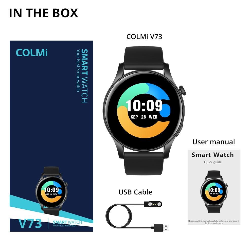 PROMO TERBARU COLMI V73 smart watch AMOLED screen Muslim prayer Health Monitoring Men Watch Women Wa