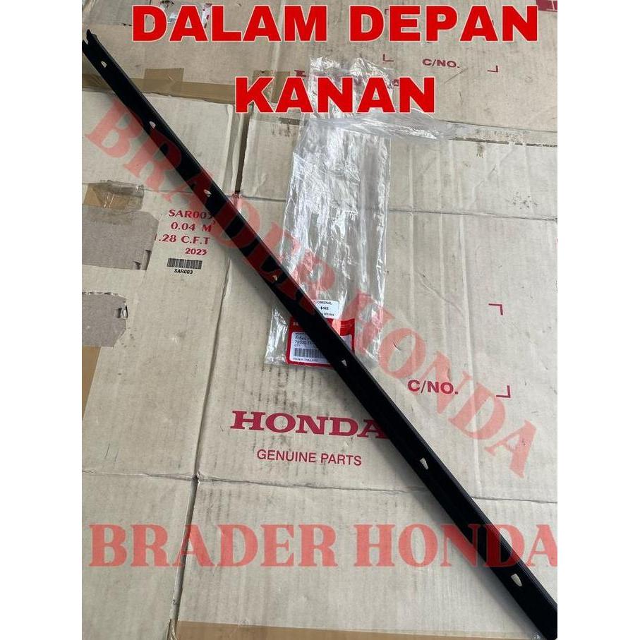 LIST PELIPIT KACA DALAM MOBIL BLUDUR MOLDING KARET PINTU ADA BULU BULU HALUS CITY GM2 VTEC 2009 2010