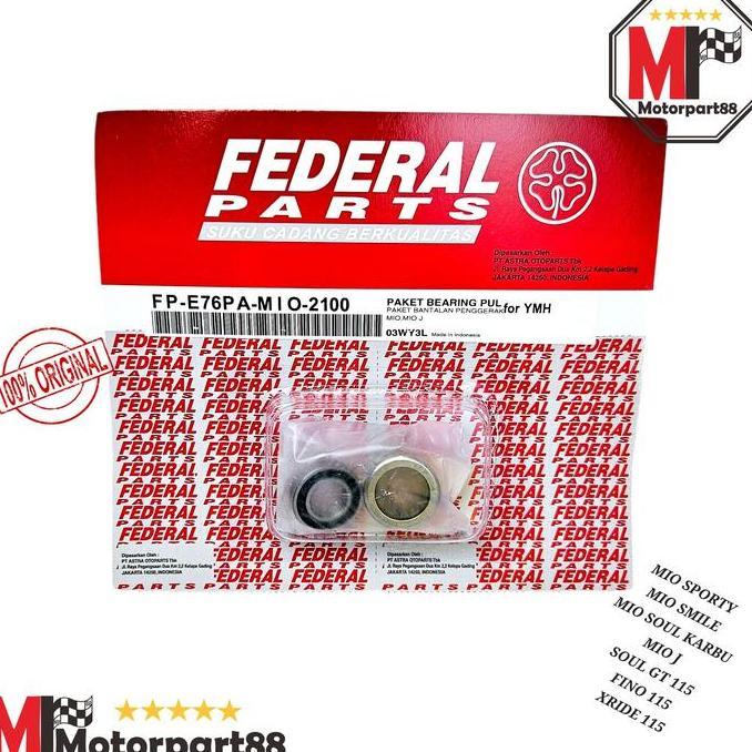 BEARING LAHER PULLY PULI CVT SET LAHER BAMBU MIO SPORTY SMILE SOUL KARBU MIO J XRIDE 115 FINO 115 SO