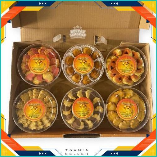 Exclusive Paket C Kue Kering Lebaran (Isi 6 Kue) Khusus Area Bandung