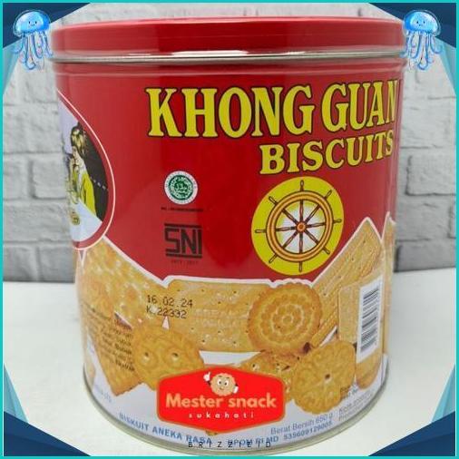 Promo Khong Guan Biscuits Kaleng Red Mini 650 Gram | Khong Guan Kaleng | Khong Guan | Kue Lebaran | 