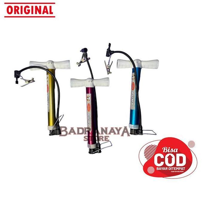 Kirimkirim- Pompa Ban Pendek Kecil Sepeda, Motor Mini Kompa Angin Tangan Kompaan