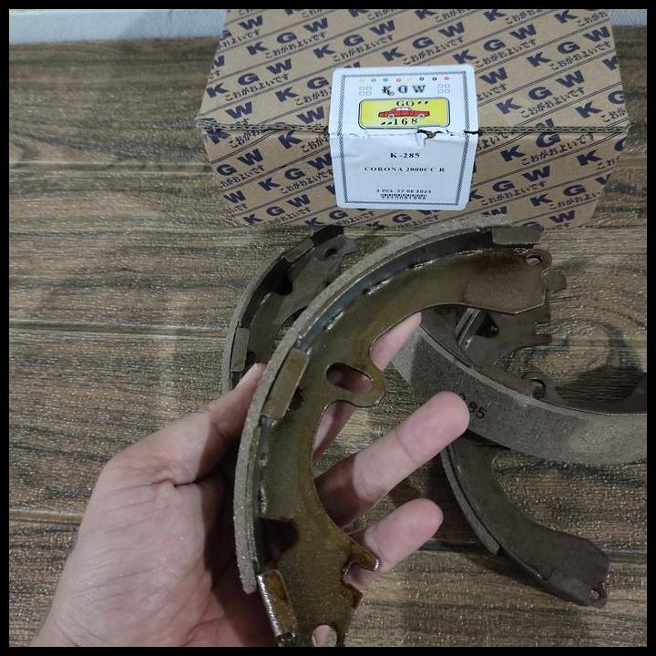 GRATIS ONGKIR KAMPAS REM BELAKANG SET TOYOTA CORONA GL EX SALOON , ABSOLUTE TROMOL 