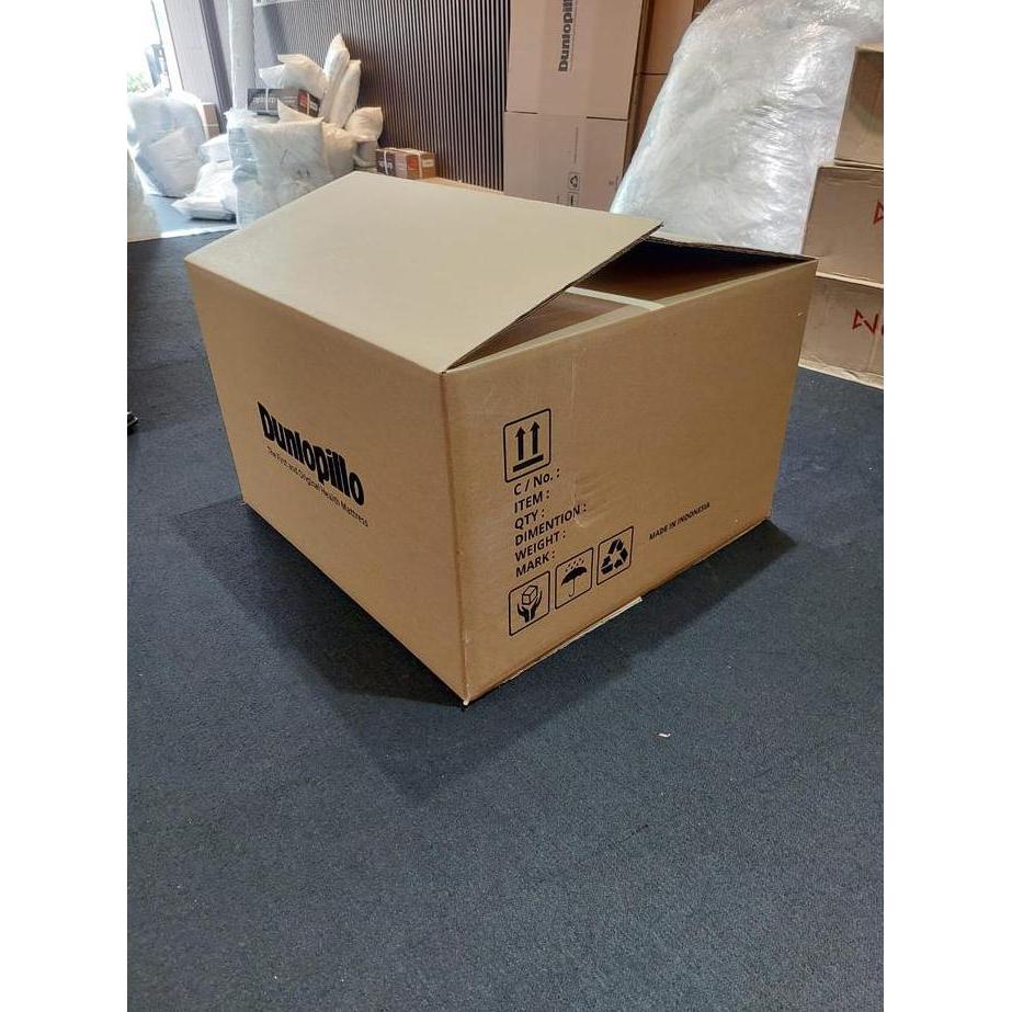 Pacnpac- Dunlopillo Dus / Box Packing Coklat Polos Jumbo Tebal