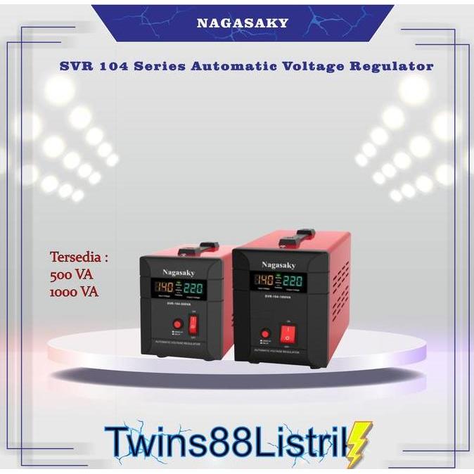 Merk Nagasaky/ StabIlizer Digital SVR 104 SERI 500VA / 1000 VA
