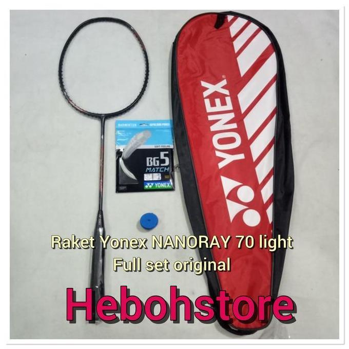 IRMAZUKI81 - FREE PASANG RAKET BADMINTON YONEX NANORAY 7 LIGHT+TAS+SENAR+GRIP ORI