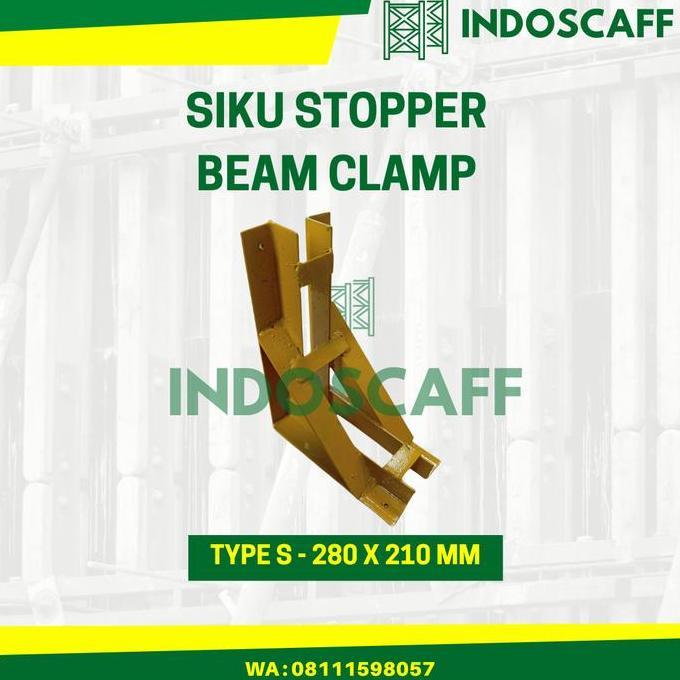 1 Unit Beam Clamp atau Siku Stopper untuk Bekisting