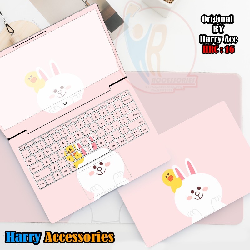 Promo 2Pcs Original Garskin Laptop Full Body Asus Acer Lenovo Sony Msi Dll Free Custom Gambar Kode 0