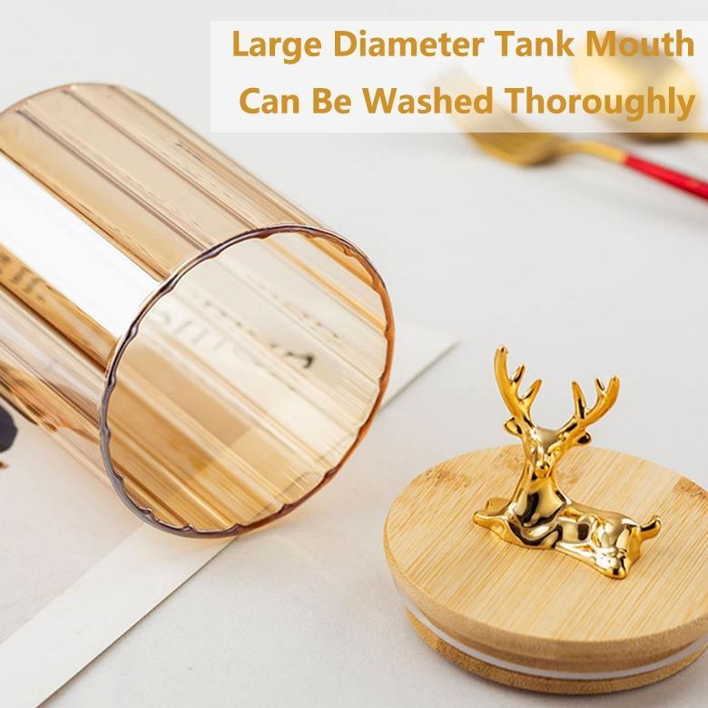 Premium Toples Rusa Toples Makanan Serbaguna Toples Gold Toples Aesthetic Toples Kue Toples Kaca Leb