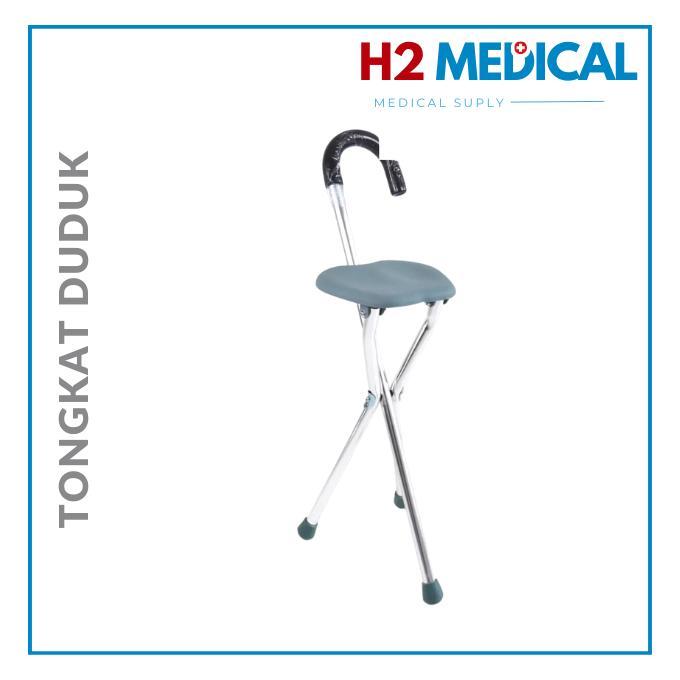 AVICO Tongkat Duduk Lipat / Tongkat Kursi Lipat