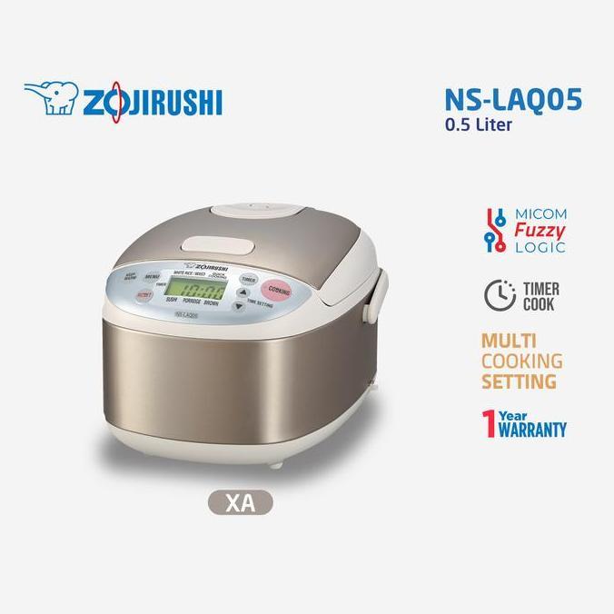 Rice Cooker 0.5 LITER ZOJIRUSHI NS-LAQ05