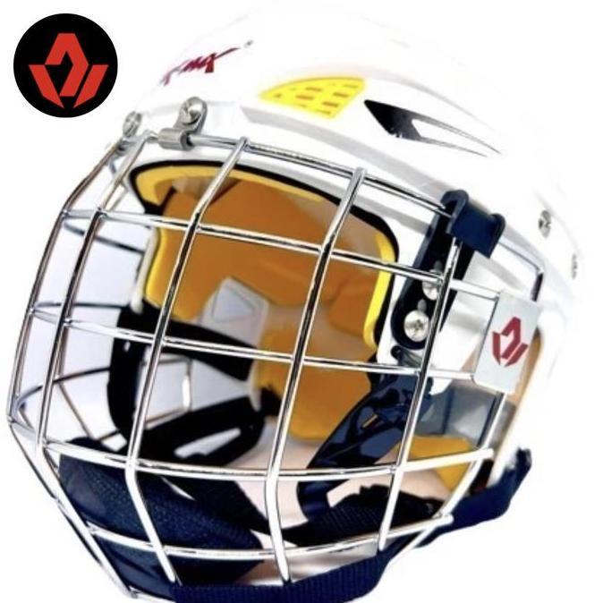 Ice Inline Hockey Helmet with Cage | Helm Hoki Es / Inline Lacrosse