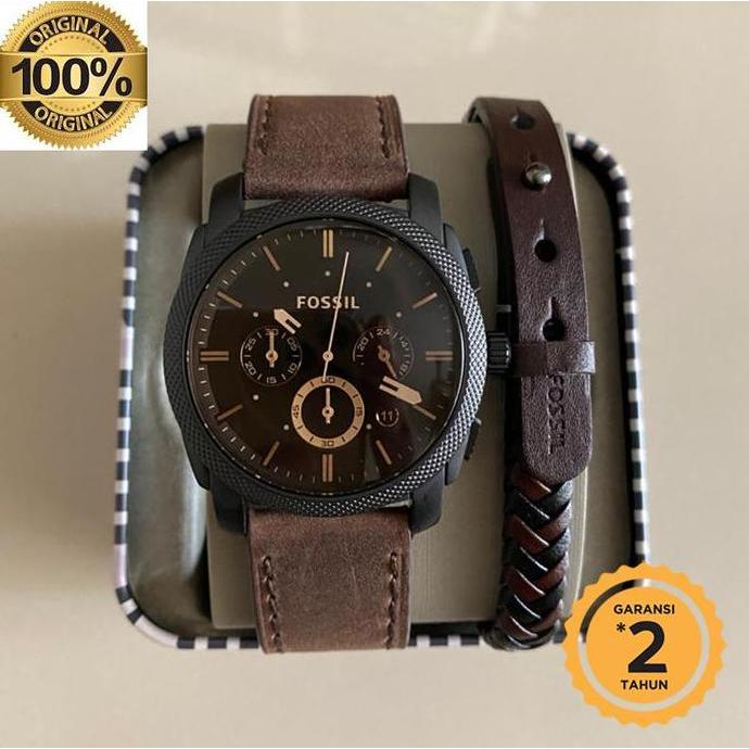 FS4656 Chronograph Brown Leather Strap + bracelet original
