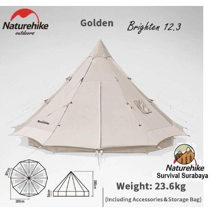 Terlaris Tenda Cotton Series Naturehike Nh20Zp005