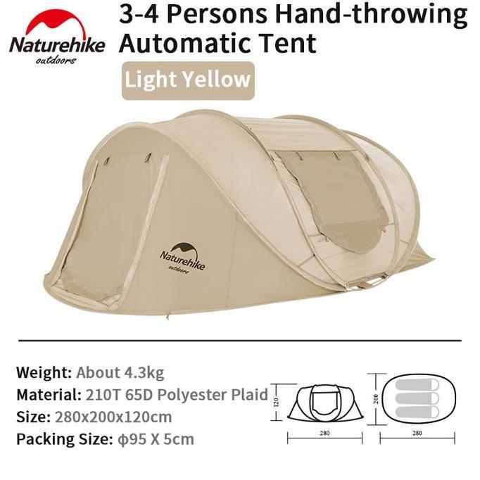Terlaris Tenda Pop Up Automatic Naturehike Cnh22Zp006