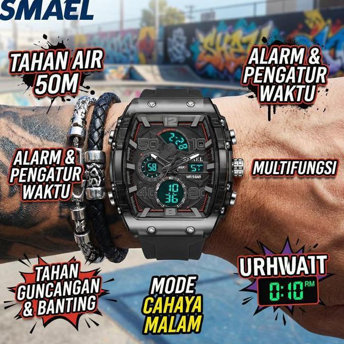 SMAEL 8109   Jam Tangan Fashion Anti Air - Multifungsi