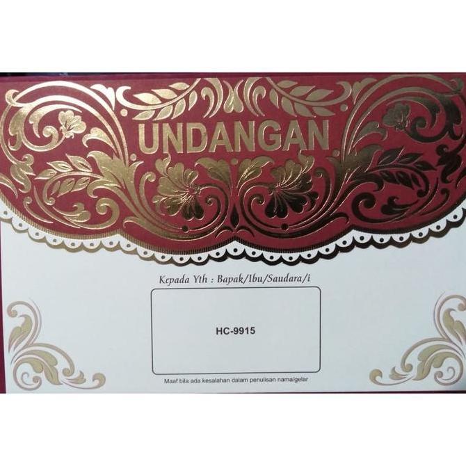 Undangan Blangko kosong ERBA HC-9915 isi 100 Lembar