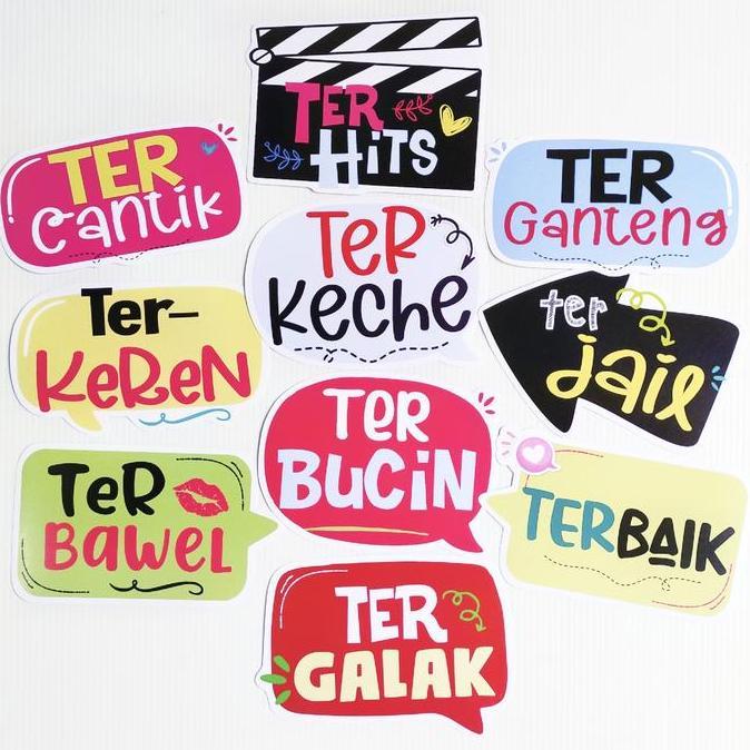 TER FUN REUNI PROPS PHOTOBOOTH TEMA UNIVERSAL