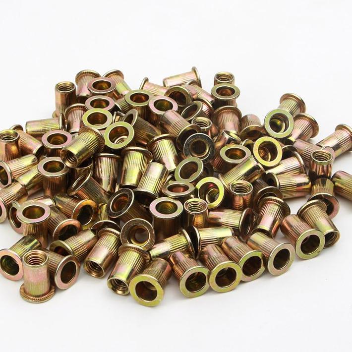 100Pcs Rivet Nut M6 / Insert Rivet Nut / Mur Rivet /Rivet Mur Tanam