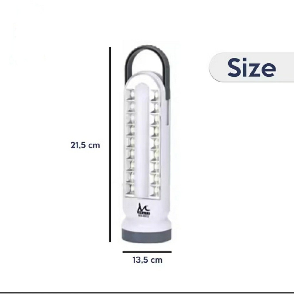 Lampu Emergency Darurat 2 In1 / Lampu Senter Emergency 18 Led / Emergency Lamp