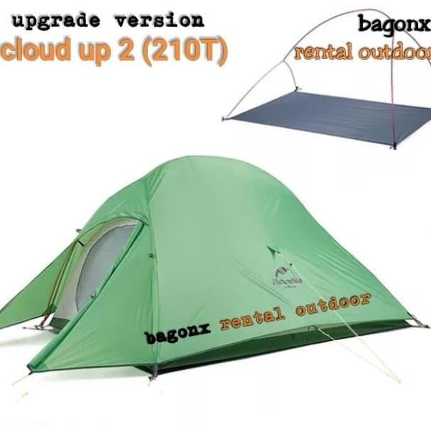 Terlaris Tenda Naturehike Cloud Up 1 Dan Cloud Up 2X Upgrade Plus Footprint